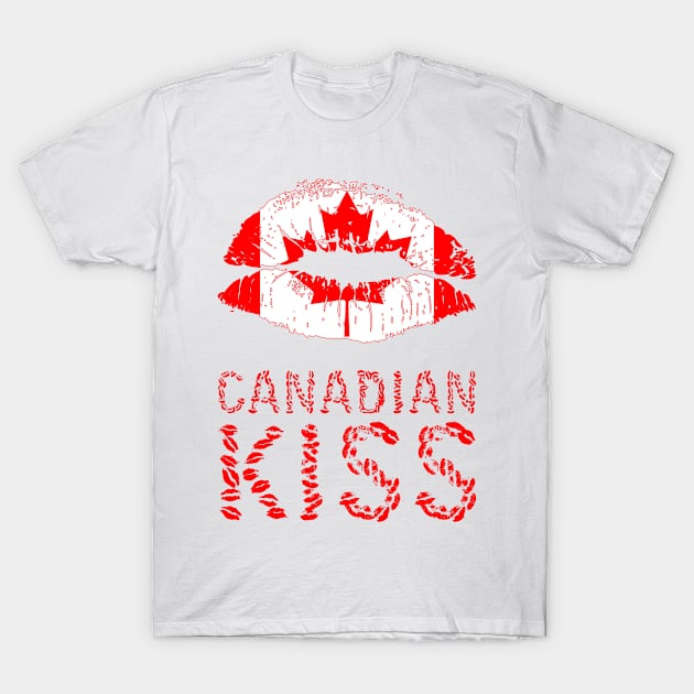 Canadian Kiss T-Shirt by funfun